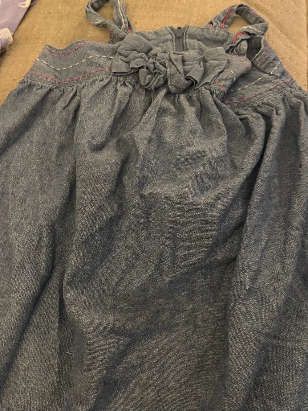 3t Dress bundle - Gymboree denim, jumping beans navy blue and Cat &Jack Purple